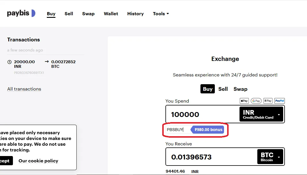 paybis latest working coupon.webp